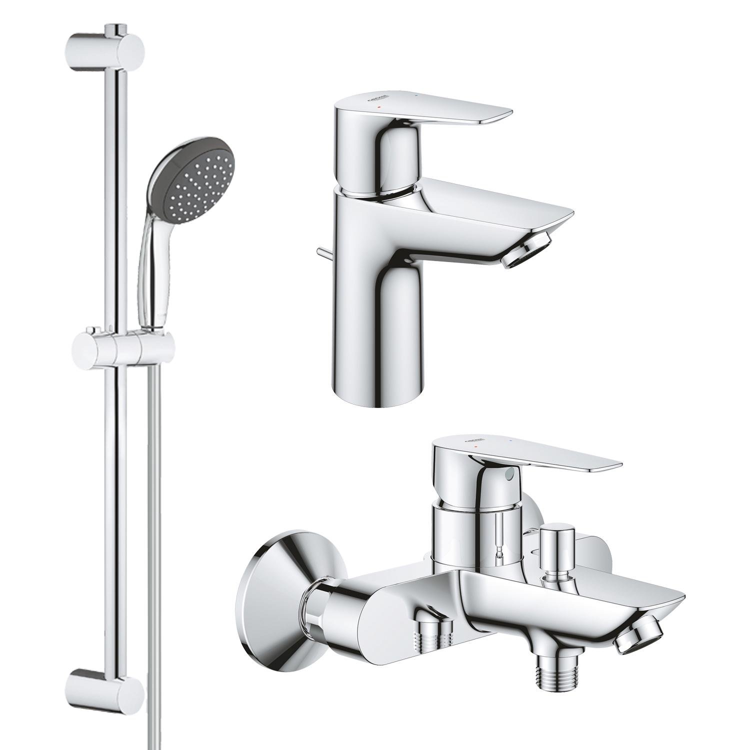 Набор смесителей для ванны Grohe QuickFix StartEdge UA202501SQ CV030626 Хром (161126)