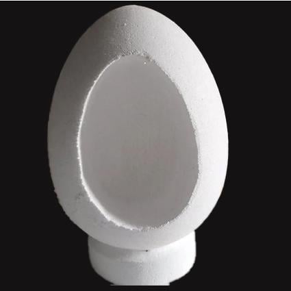 Яйце пінопластове 50 см з отвором Білий (0940685)