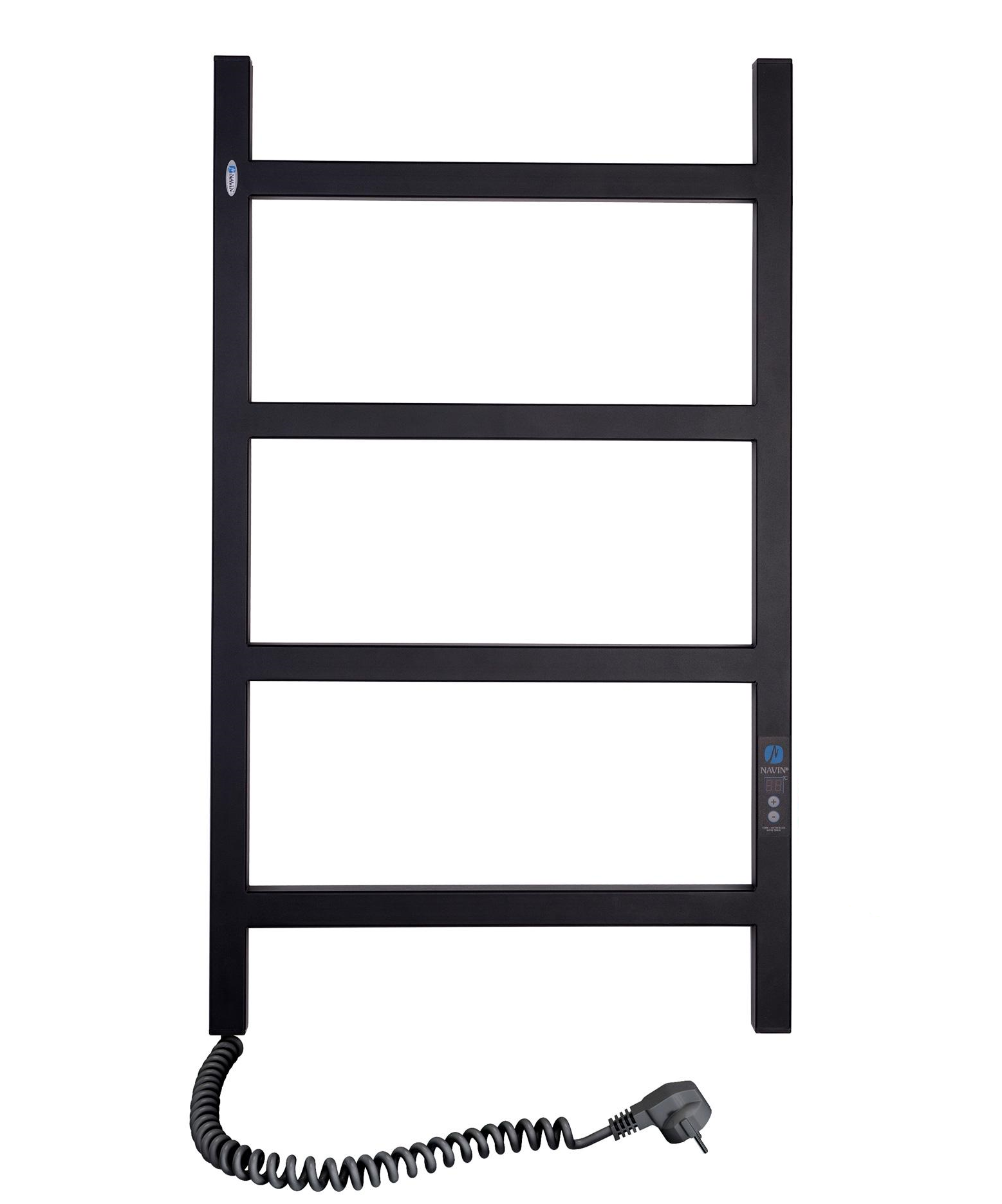Рушникосушарка електрична NAVIN Nordic Digital ліва 500х800 мм Чорний муар (E12-241152-5080)