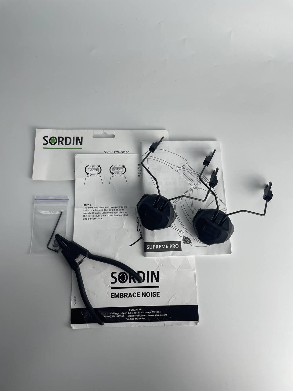 Крепление наушников на рельсе ARC Sordin