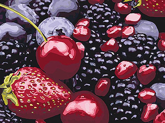 Картина по номерам Ідейка Вкус лета 30х40 см (KHO5541)