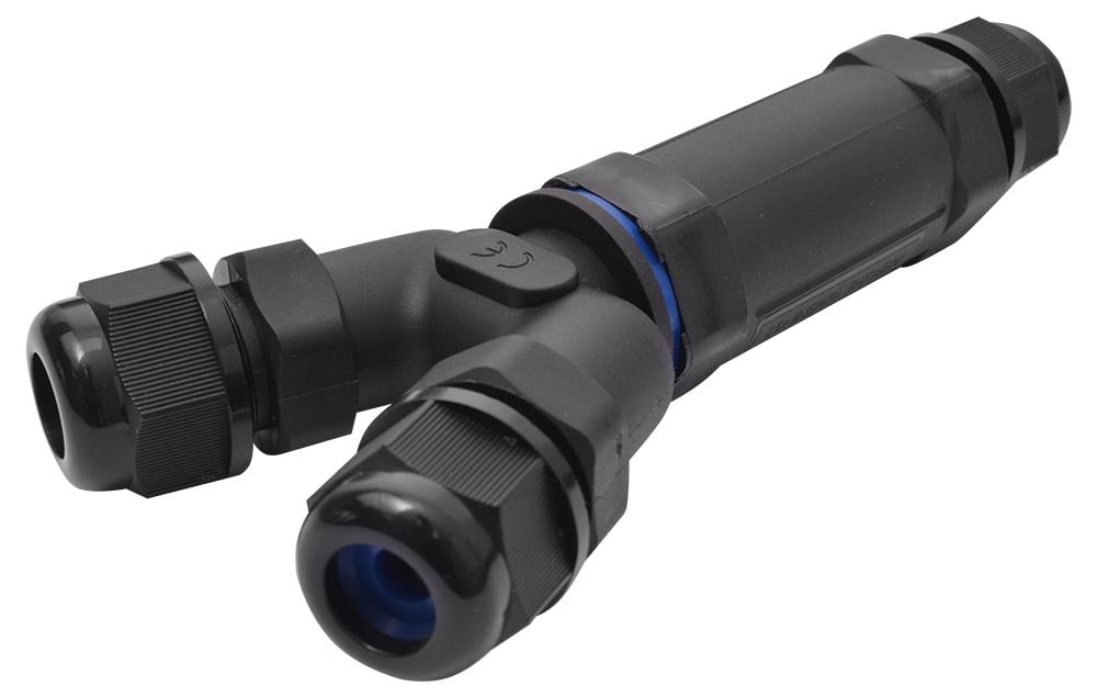 З'єднувач кабельний E.NEXT e.wcc.cnp25y 16А 5 контактів провід ø0,5-2,5 кв. мм PG11 тип Y поліамід IP68 (s2039104)