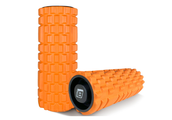 Ролик масажний EasyFit Grid Roller v.1.1 33 см Помаранчевий (EF-2020a-OR) - фото 3
