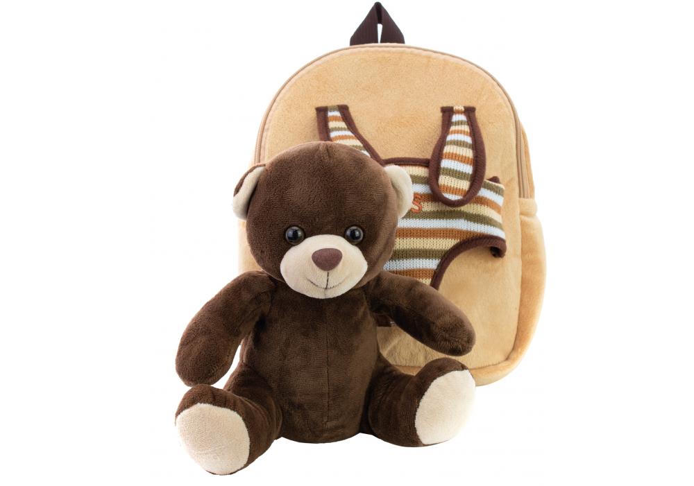 Рюкзак дошкільний Cool For School Brown Bear 25х21х15 см 6-15 л Бежевий (CF86065) - фото 2