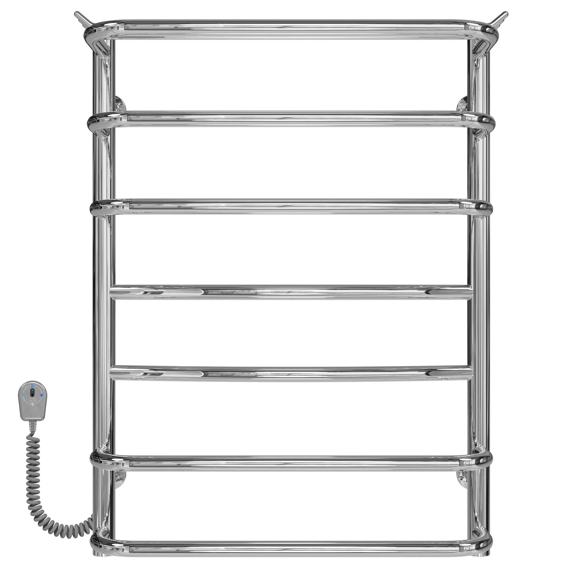 Полотенцесушитель электрический Deffi Юность П7 EF16 нержавеющая сталь 400х700 мм Хром (C.YU.70.40.7.ECL5)