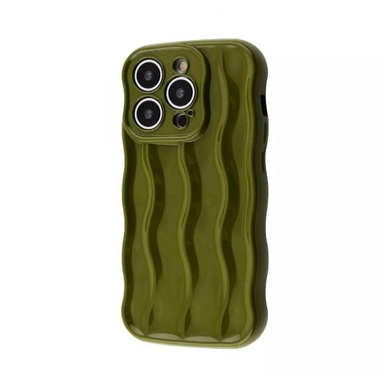 Чехол-накладка для телефона WAVE Lines Case - iPhone 14 Pro army green (471180040)