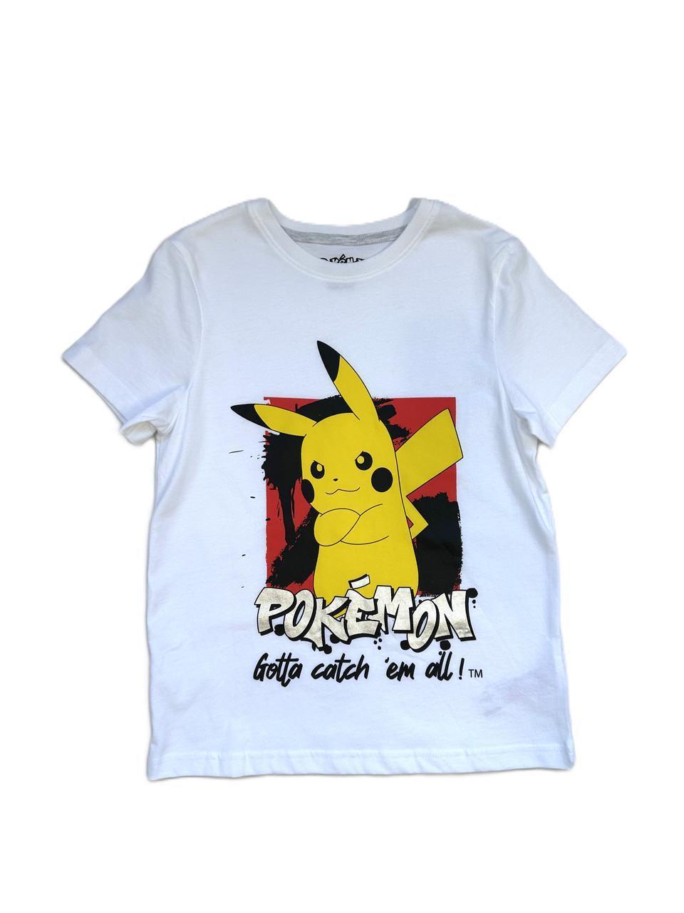 Футболка Primark унісекс PIKACHU 134 см Білий (2540985185)