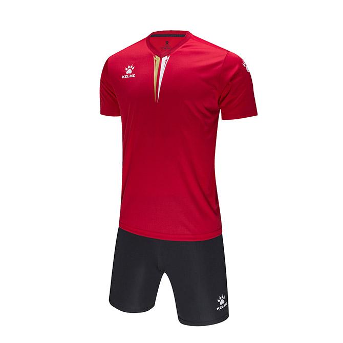 Комплект футбольной формы Kelme Valencia к/р S Красный/Белый