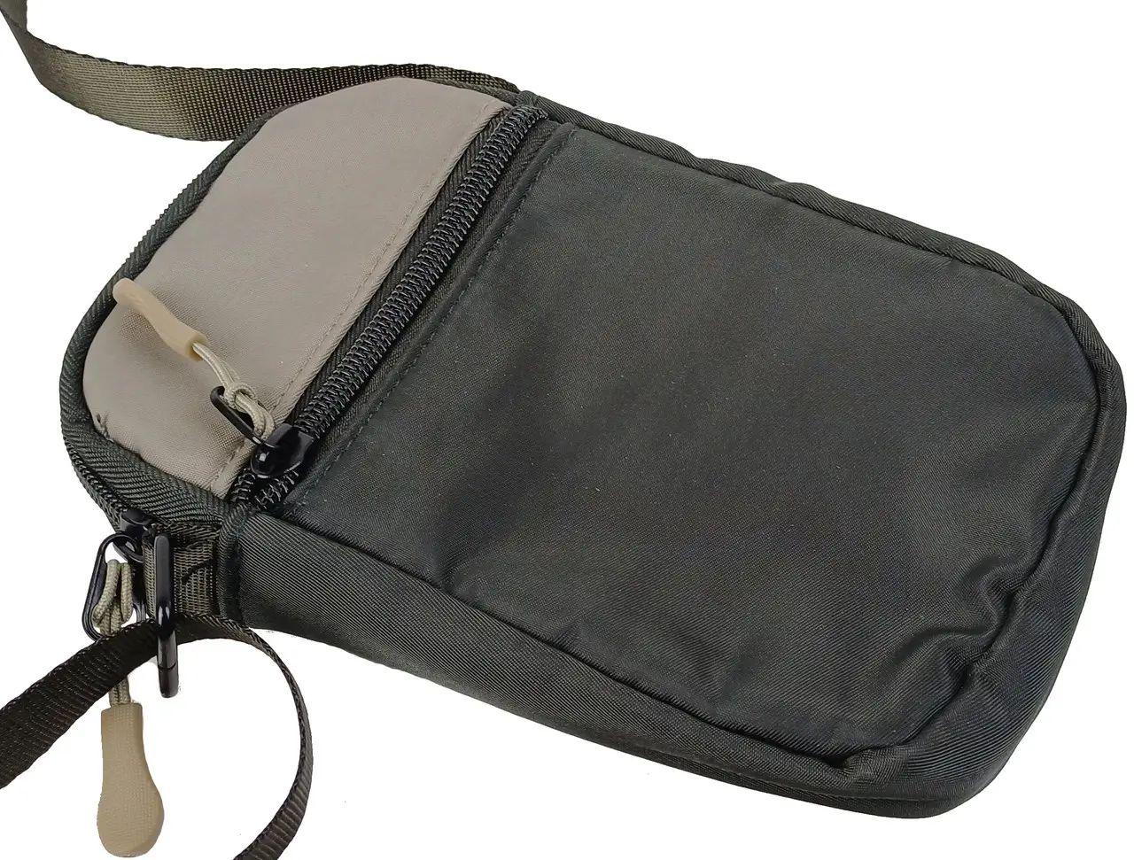 Чоловіча сумка для телефону LS з ремінцем на шию Хакі (4061461327255) - фото 3 Чоловіча сумка для телефону LS з ремінцем на шию Хакі (4061461327255) - фото 3