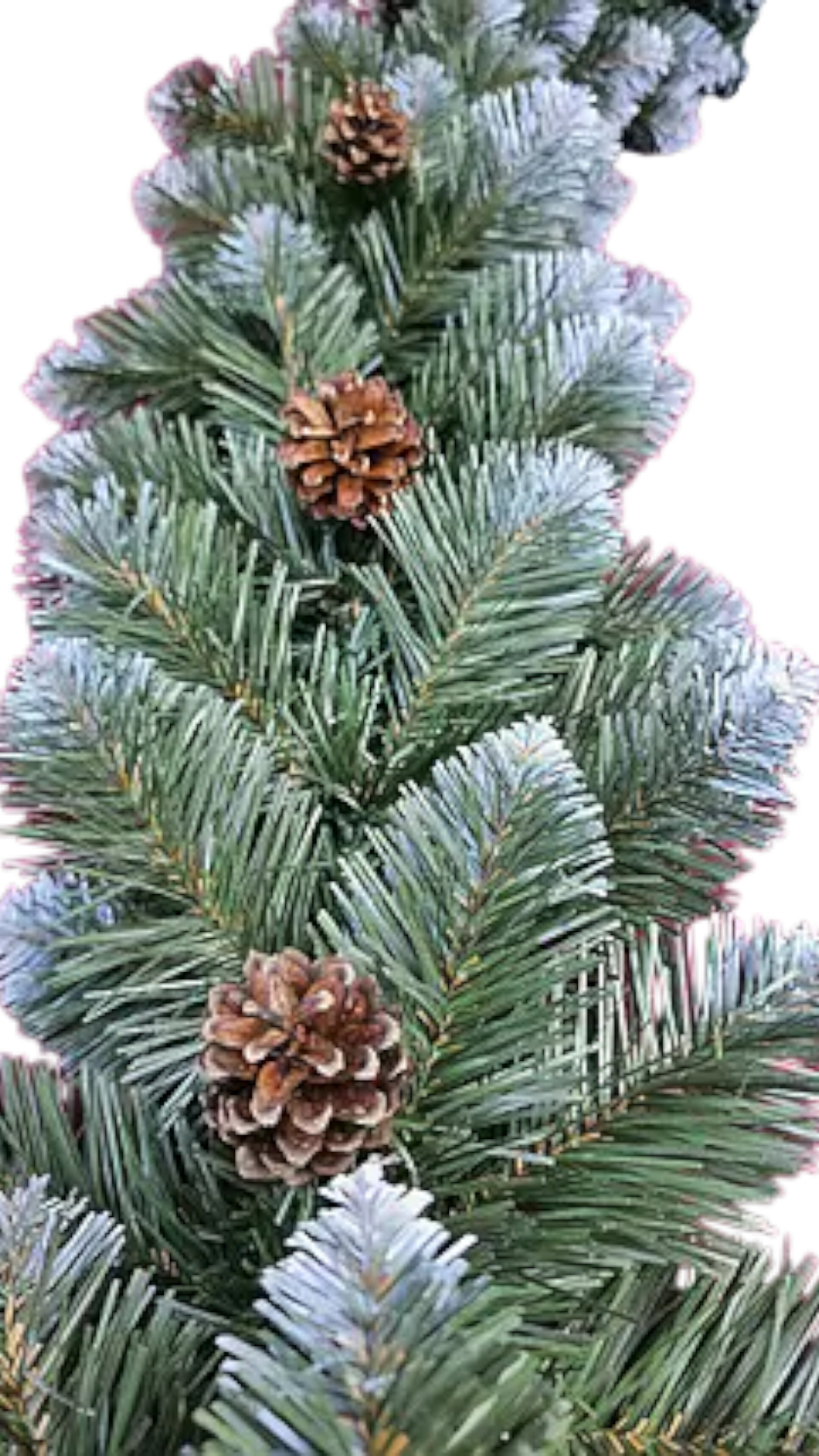 Хвойна гірлянда Елітна з шишками на дротяній основі 2,9 м Зелений (147-41-Гірл шишка) - фото 7