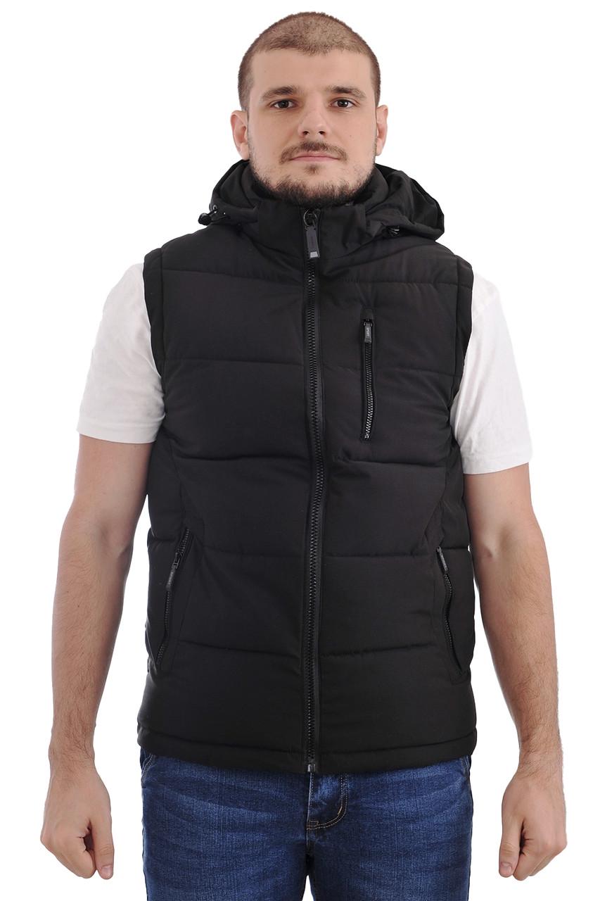Жилет чоловічий Kaifangelu 23-HC003 Чорний (23-HC003_43_48) - фото 2 Жилет чоловічий Kaifangelu 23-HC003 Чорний (23-HC003_43_48) - фото 2