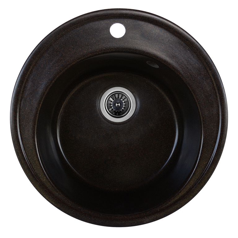 Мойка кухонная Platinum Yara 510S Шоколад (353435) Мойка кухонная Platinum Yara 510S Шоколад (353435)