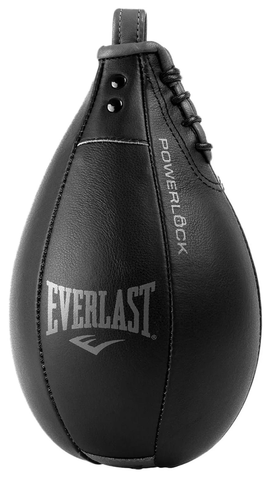 Боксерская груша Everlast POWERLOCK SPEED BAG Уни L Черный