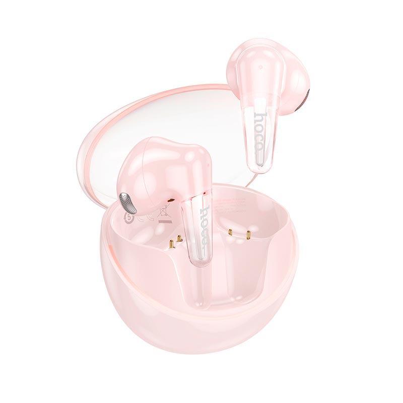 Наушники беспроводные Hoco EW202 Magic true wireless BT 5.4 headset Pink (613325)