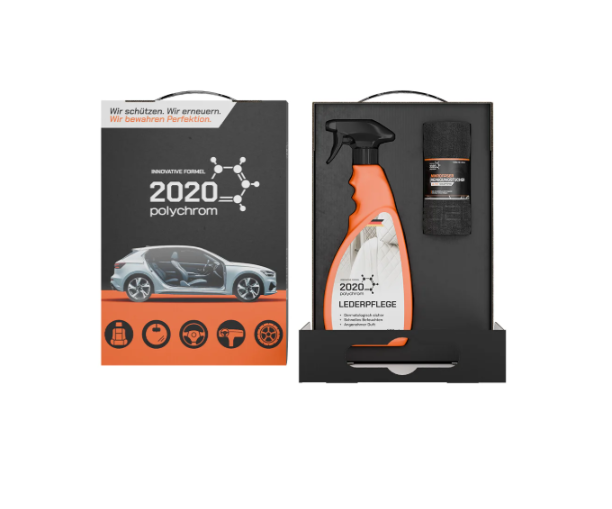 Набор POLYCHROM 2020 Кондиционер для кожи авто LEDERPLEGE 500 мл и микрофибра (35875691)