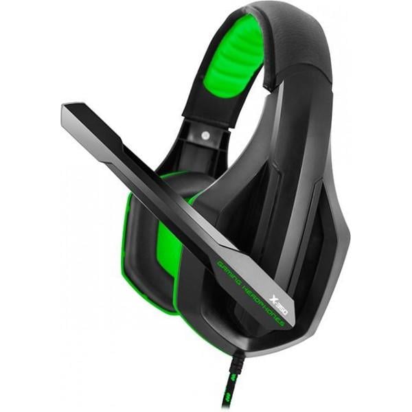 Наушники Gemix X-350 Black/Green