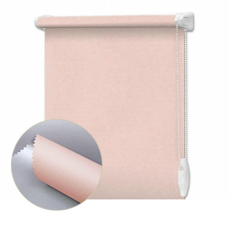 Ролета тканевая термо (blackout) Besta Standart Wenster BO Silver 307 130х280 см Розовый (АВК53019483)