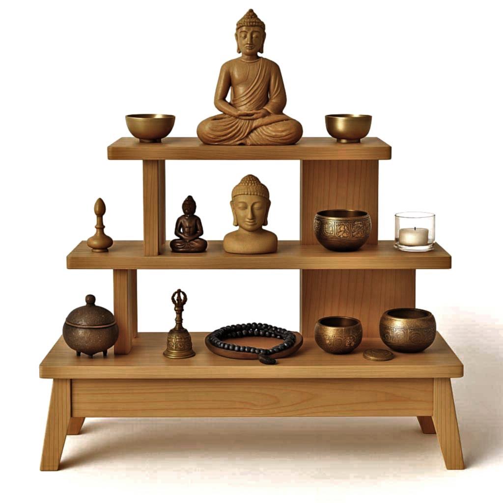 Алтарь для медитации из дерева Вишана Сиена (ЛАТ-011405)