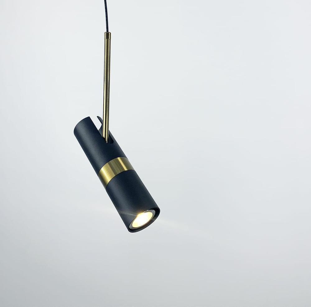 Светильник подвесной поворотный LNF-17478/1 BK цоколь GU10 Черный