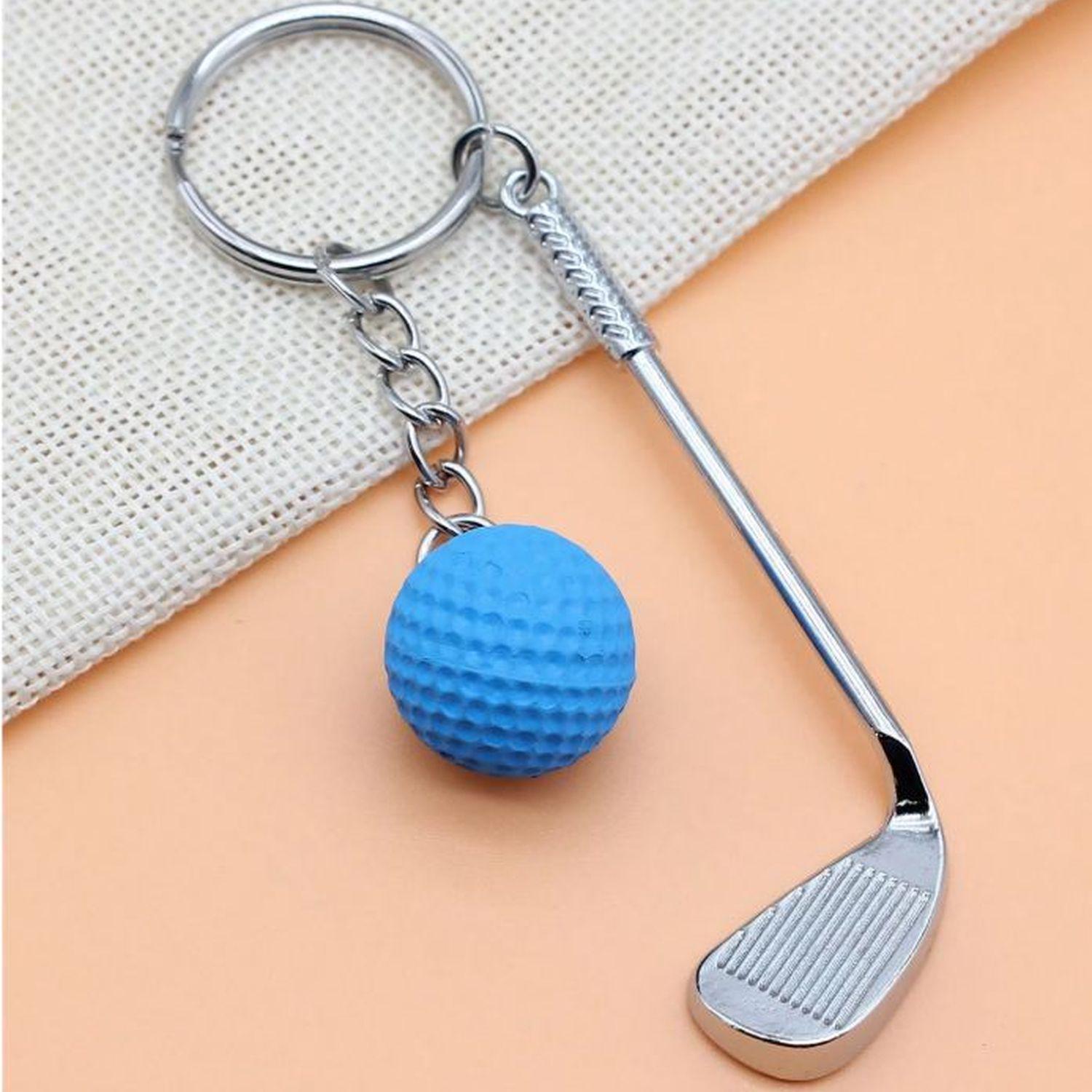 Брелок для ключей Гольф металлический Голубой (99_8_0_1С) - фото 7