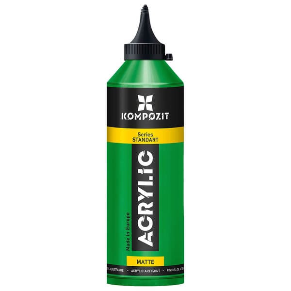 Акрилова фарба ART Kompozit Standart 068 500 мл Зелений світлий (KT500068) - фото 1 Акрилова фарба ART Kompozit Standart 068 500 мл Зелений світлий (KT500068) - фото 1