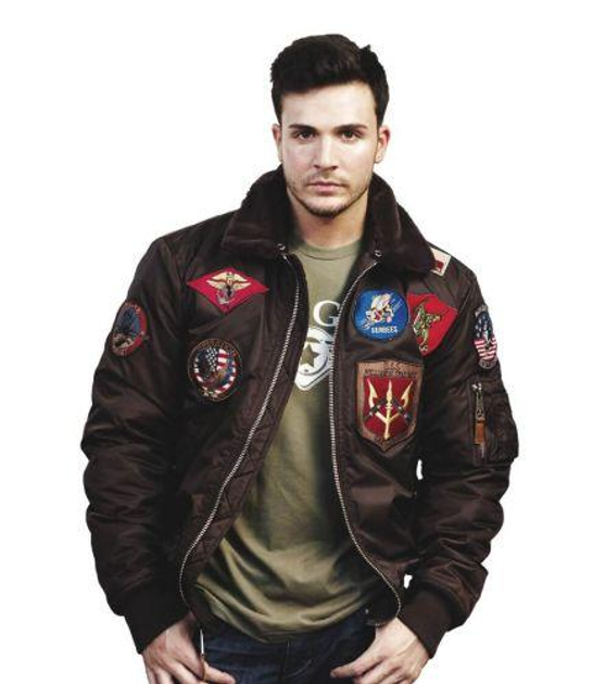 Бомбер Top Gun B-15 with patches S Brown (TGJ1542PBRS) - фото 5 Бомбер Top Gun B-15 with patches S Brown (TGJ1542PBRS) - фото 5