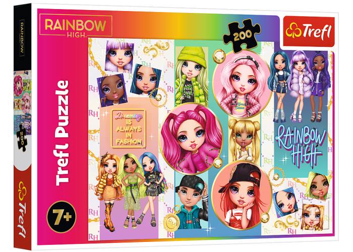 Пазлы Trefl 13289 Rainbow High 200 эл. (18179)