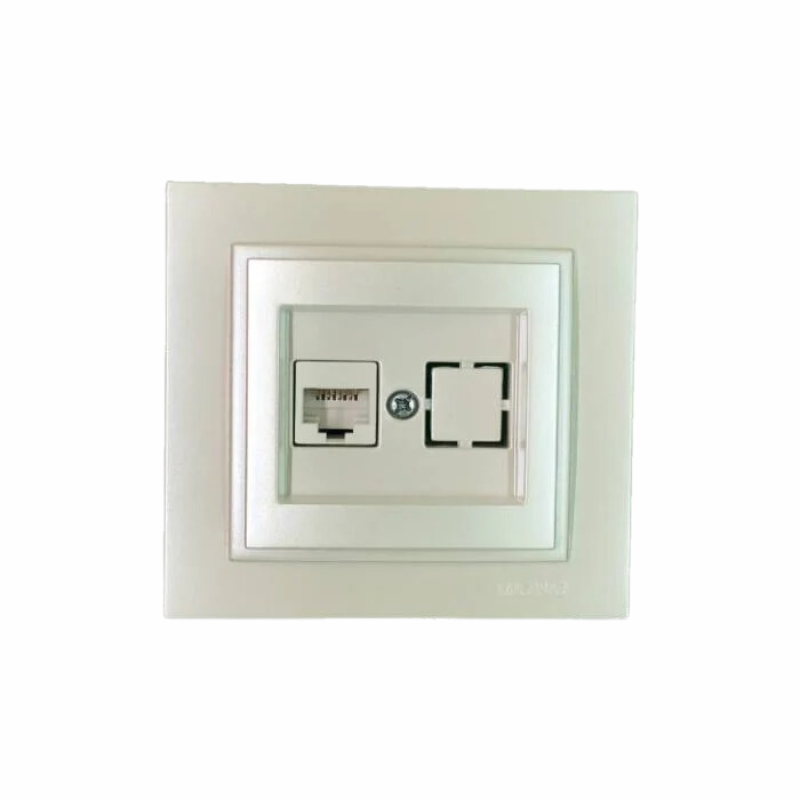 Розетка компьютерная Mono Electric DESPINA RJ45 CAT6 (16777-е)