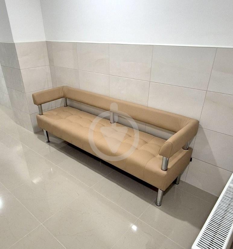 Диван офисный с подлокотниками AVVS для ожидания/приемной 100 см Темно-бежевый (podlokotnik-proshit-75x100-dark_beige) - фото 3 Диван офисный с подлокотниками AVVS для ожидания/приемной 100 см Темно-бежевый (podlokotnik-proshit-75x100-dark_beige) - фото 3