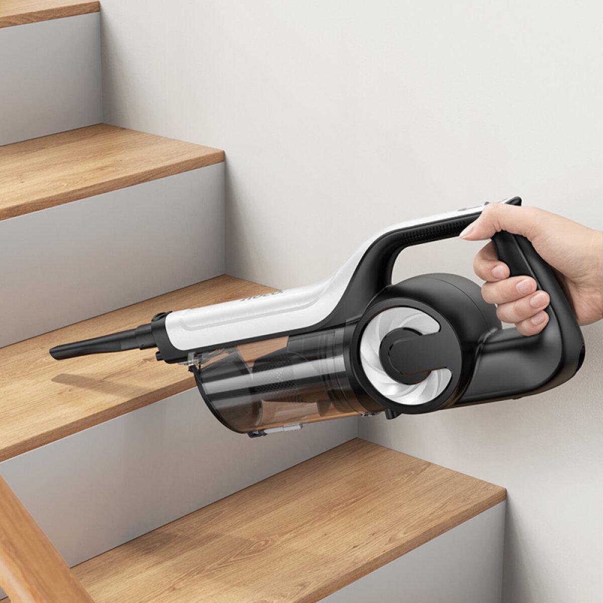 Пылесос контейнерный беспроводной Hoco HY11 Wireless Handheld roller brush vacuum cleaner EU 2000 mAh White (6942007646437) - фото 6