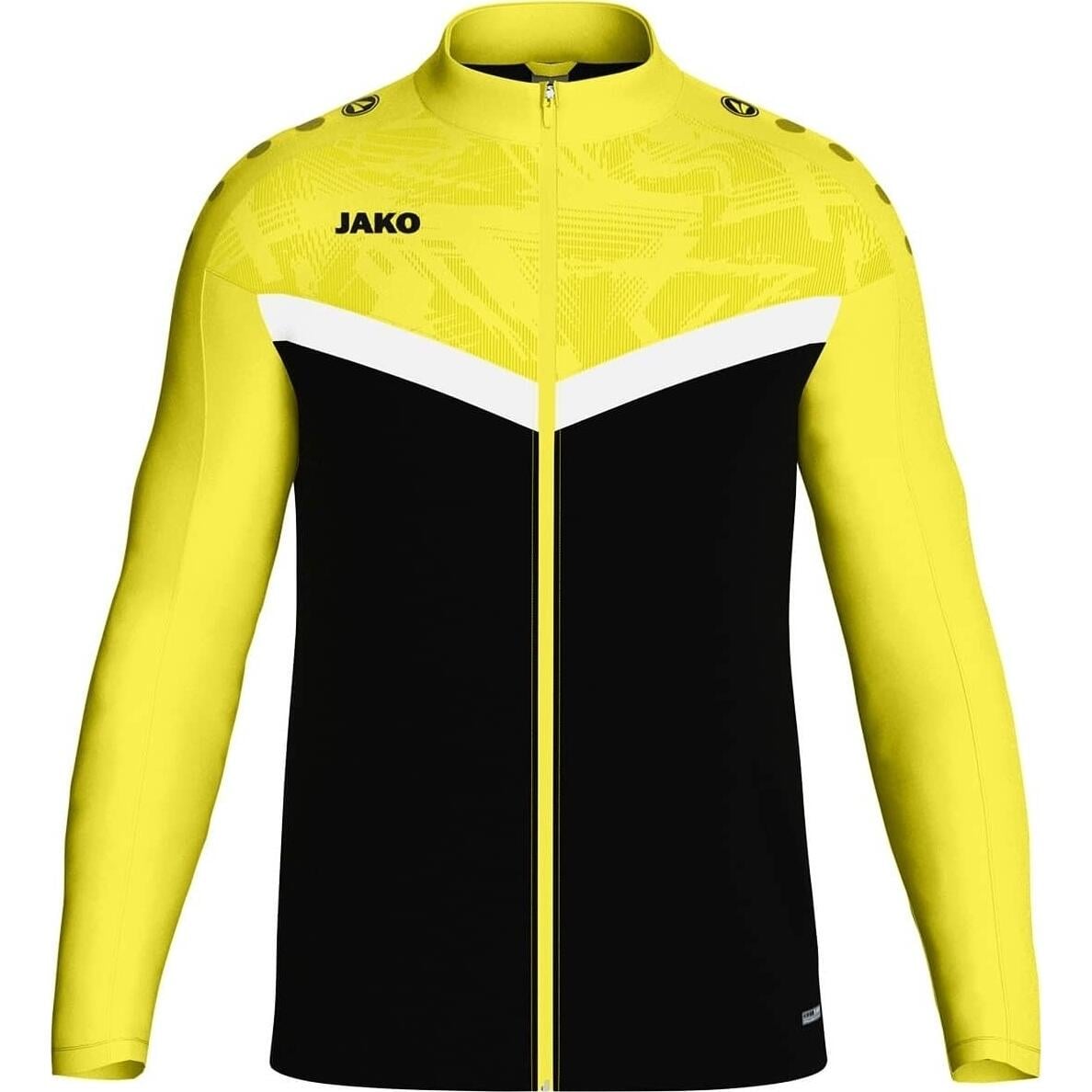 Олімпійка дитяча Jako ICONIC 164 см Чорно-біло-жовтий (9324-808)