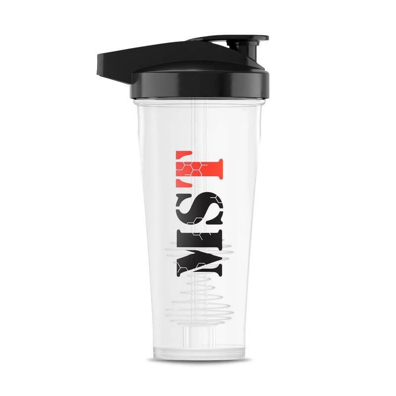 Шейкер для протеїну та спортивного харчування з відкидною кришкою MST Shaker Made In Germany 600 мл Прозорий