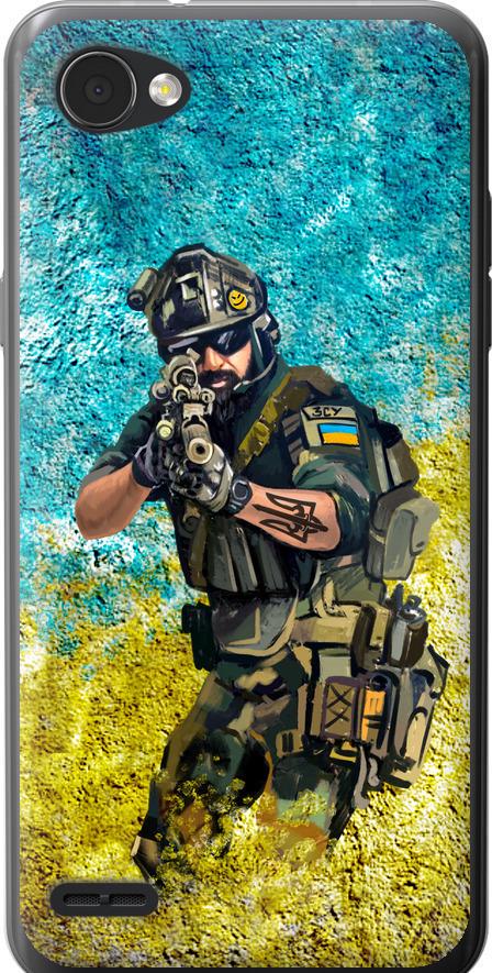 Чохол на LG Q6 Воїн ЗСУ (5311u-1094-42517)