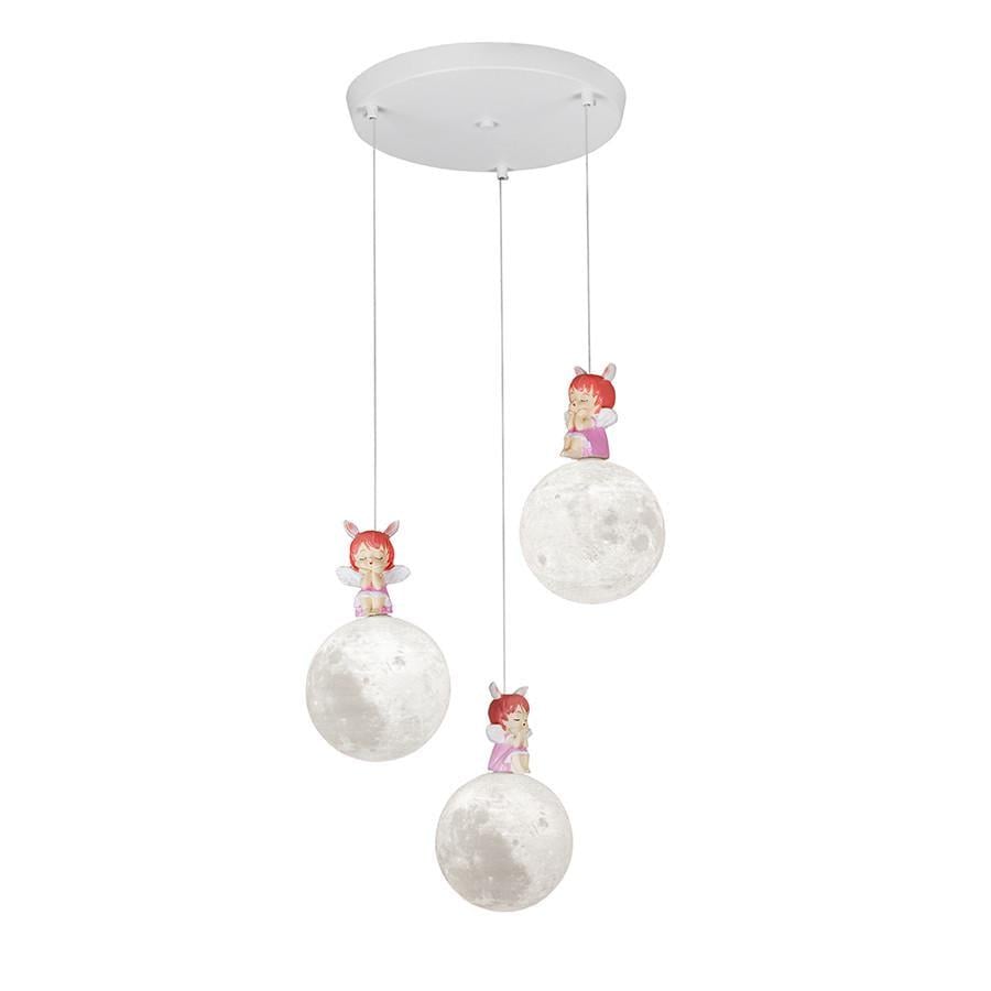 Підвісний світильник Levistella 782150-3/300 GL Дівчинка на три плафони (2435410695)