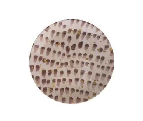 Тарелка G.Benedikt Isabelle d 24 см Brown Brush (ISC2124-K0016) - фото 1 Тарелка G.Benedikt Isabelle d 24 см Brown Brush (ISC2124-K0016) - фото 1