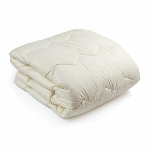 Одеяло полуторное шерстяное Vladi Premium Line 21396 140x205 см Бежевый (8-6-5148735)