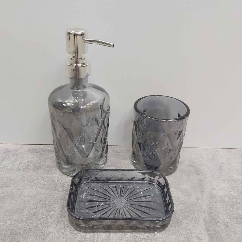 Набор аксессуаров для ванной S&T Графитовый (888-155).