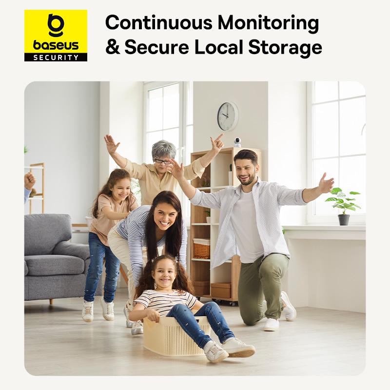 IP-камера видеонаблюдения BASEUS Security P1 Series Indoor 3MP OS White EU (S0TV002132) - фото 14 IP-камера видеонаблюдения BASEUS Security P1 Series Indoor 3MP OS White EU (S0TV002132) - фото 14