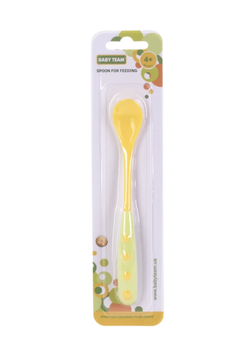 Ложечка для кормления с длинной ручкой Baby team 4+ (6112) - фото 2 Ложечка для кормления с длинной ручкой Baby team 4+ (6112) - фото 2