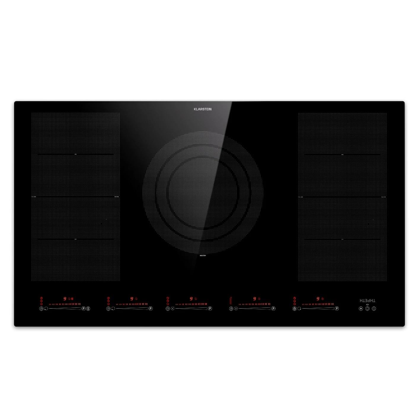 Варочная индукционная поверхность KLARSTEIN Masterzone 90 см 5 зон приготовления Черный (10045794)