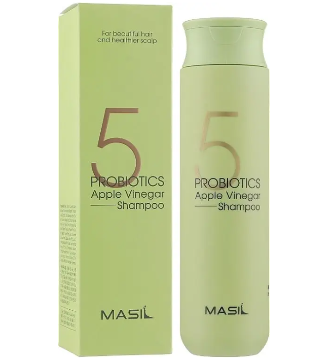 Шампунь мягкий безсульфатный Masil 5 Probiotics Apple Vinegar с пробиотиками и яблочным уксусом 300 мл Шампунь мягкий безсульфатный Masil 5 Probiotics Apple Vinegar с пробиотиками и яблочным уксусом 300 мл