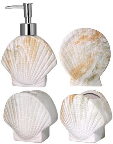 Набор аксессуаров для ванной комнаты Ракушка (472878-Prob)
