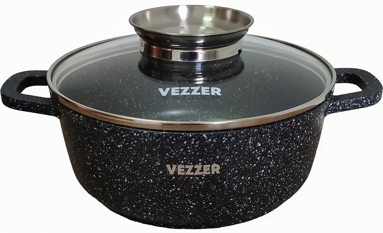 Каструля Vezzer 3,5 л з кришкою 22 см (VZ8005)