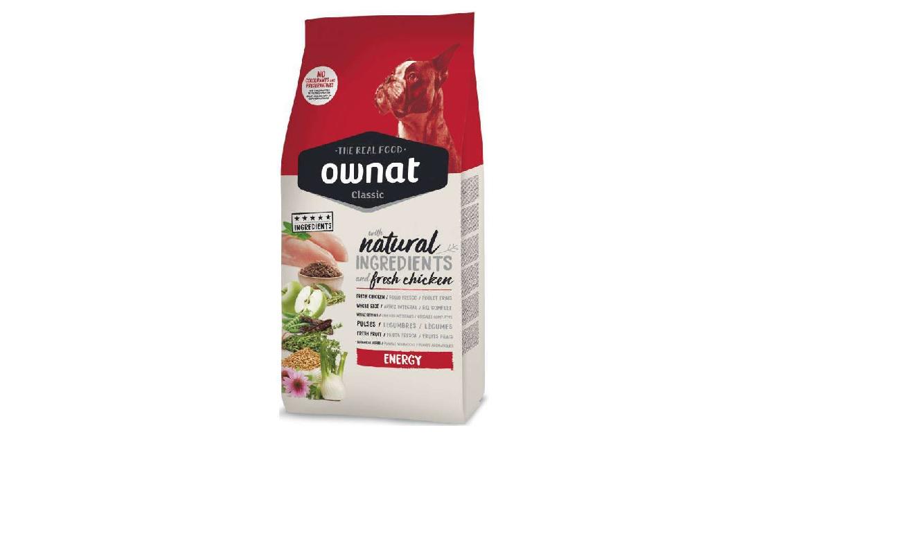 Корм для собак Ownat Energy 4 кг (8429037016075)