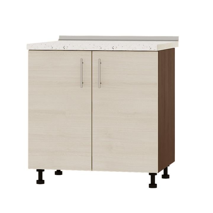 Модуль кухонный под мойку Эверест Оптима Н84-800 без столешницы 80х47х82 см Дуб шамони светлый (DTM-3835)