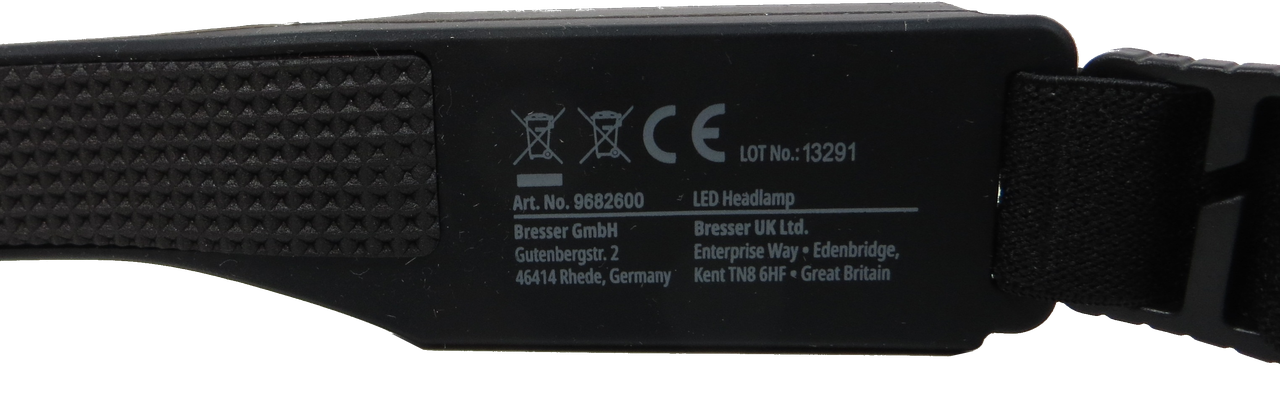 Фонарь аккумуляторный налобный Bresser LED полоса 120 Lm/90 Lm - фото 8 Фонарь аккумуляторный налобный Bresser LED полоса 120 Lm/90 Lm - фото 8