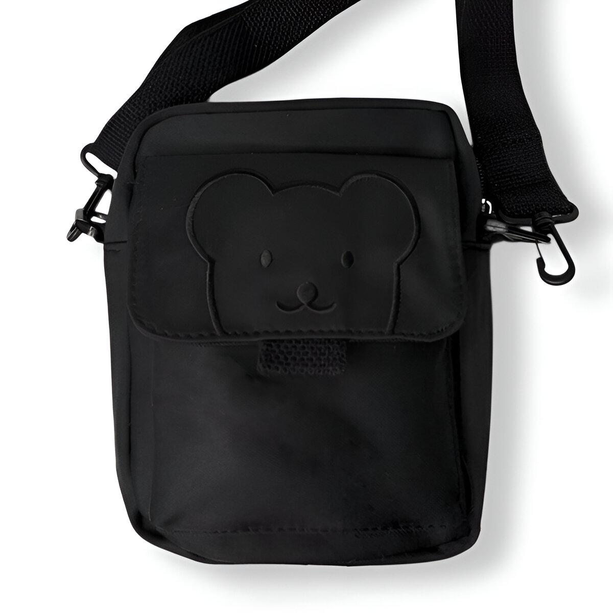 Сумка детская кросс-боди Мишка Тедди 22х16х6 см Черный (25-578) - фото 1 Сумка детская кросс-боди Мишка Тедди 22х16х6 см Черный (25-578) - фото 1