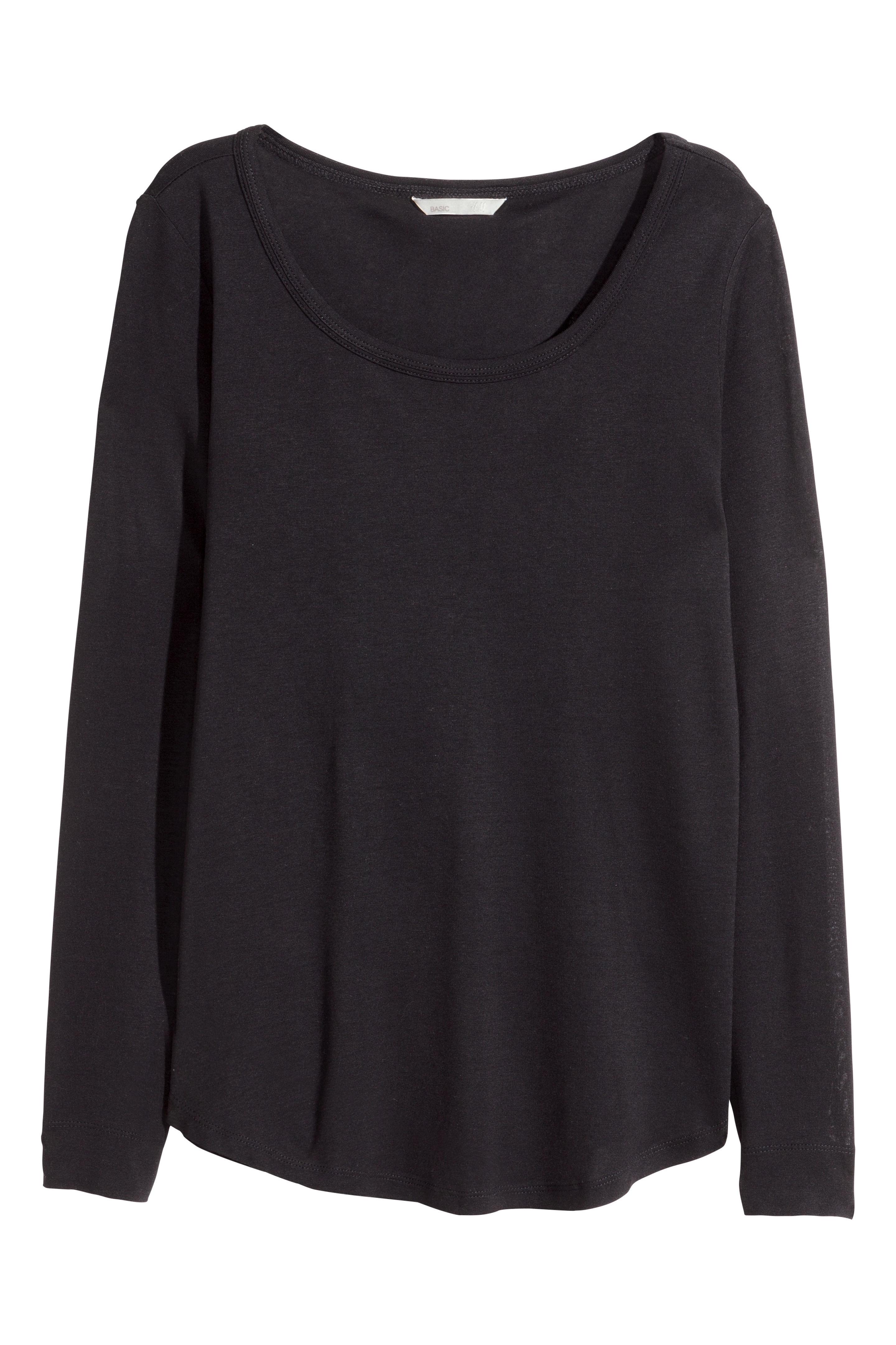 Лонгслив H&M XS Черный (2300274)