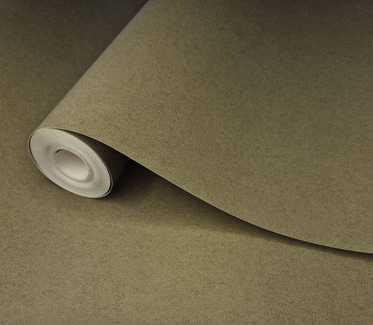 Шпалери вінілові 4501-30 однотонні для вітальні/спальні/коридору/кухні/кабінету 10x0,53 м Темно-зелений (2559197946)