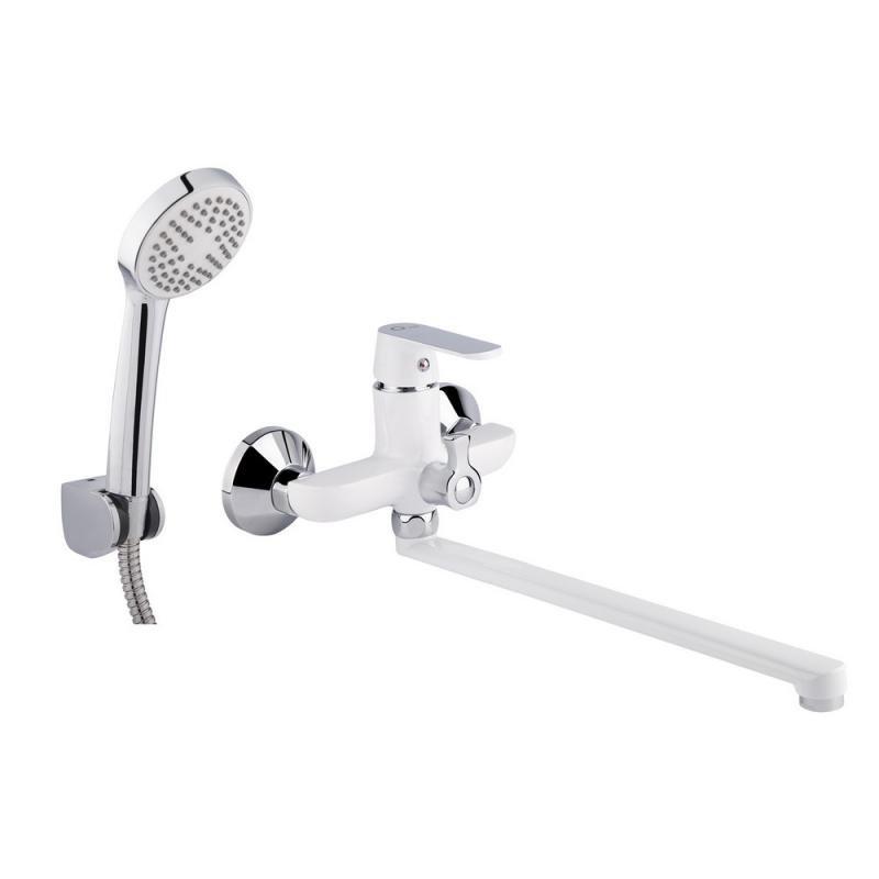 Смеситель для ванны Q-tap Fresh WCR 005 New латунь Белый (QTFREWCR005NEW) Смеситель для ванны Q-tap Fresh WCR 005 New латунь Белый (QTFREWCR005NEW)